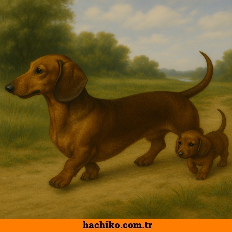 hachiko,Dachshund dog