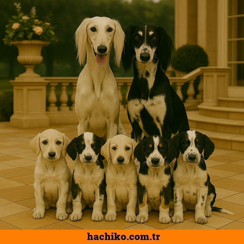 hachiko,Saluki dog